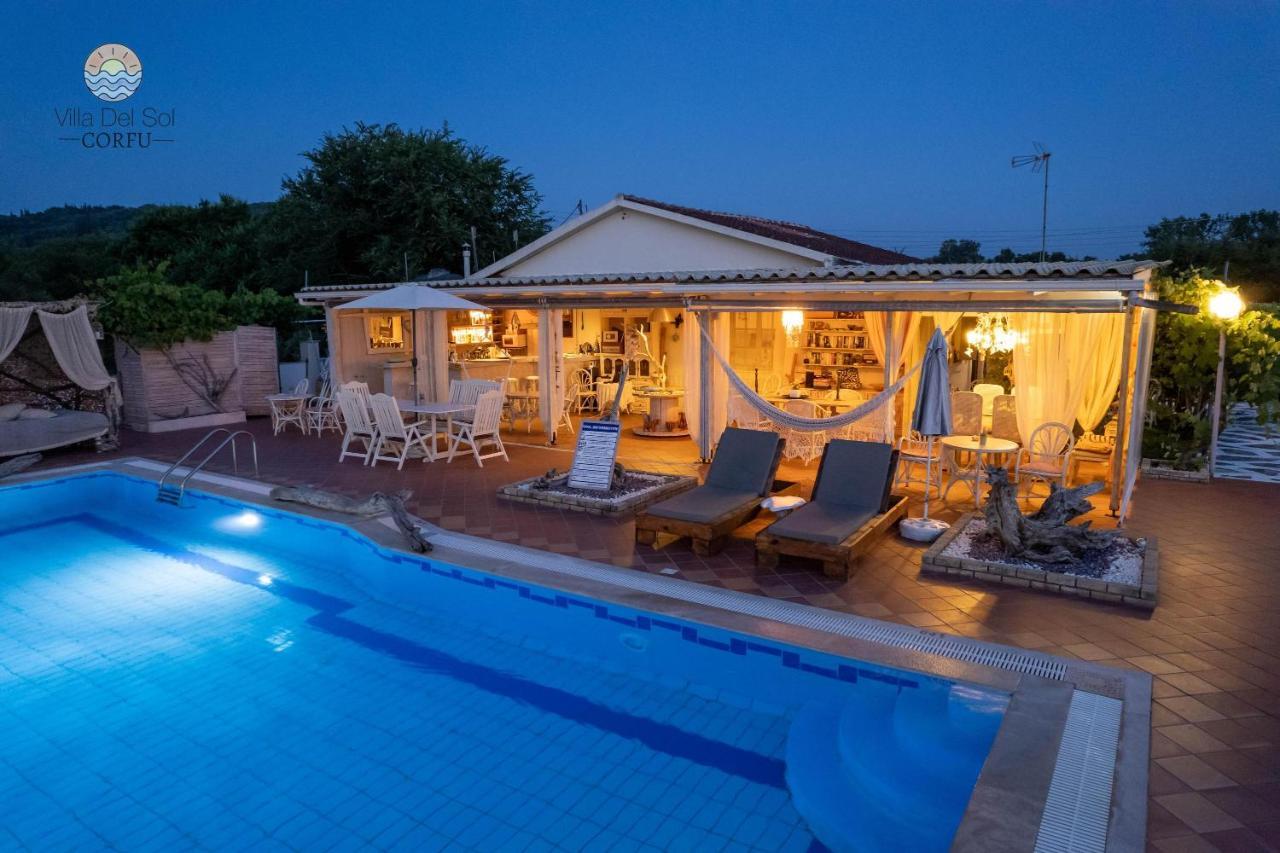 Villa Del Sol Corfu Sidárion 외부 사진