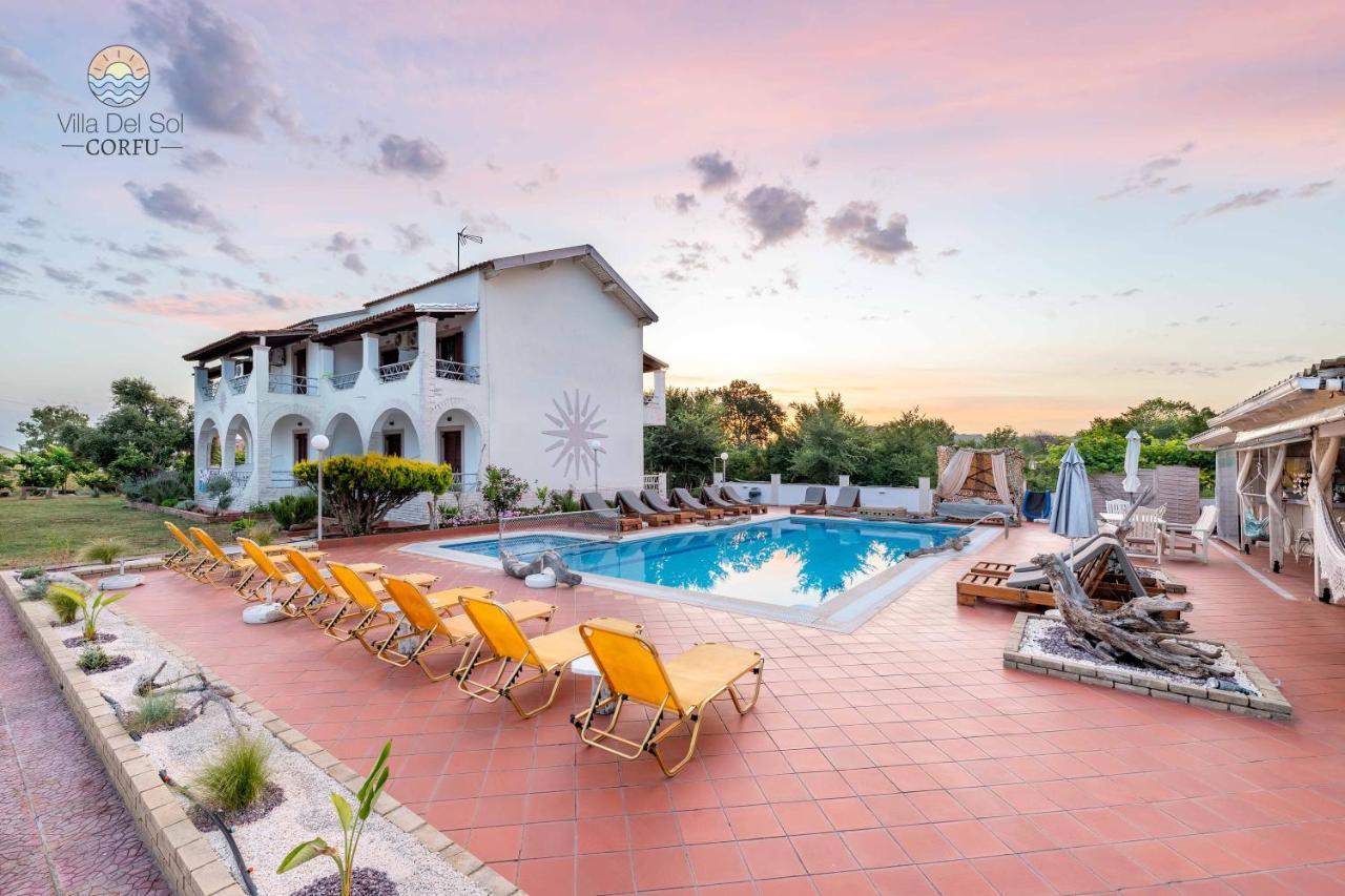 Villa Del Sol Corfu Sidárion 외부 사진